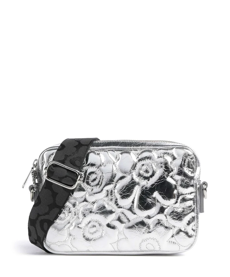 Marimekko Gratha Soft Unikko Bandolera silver
