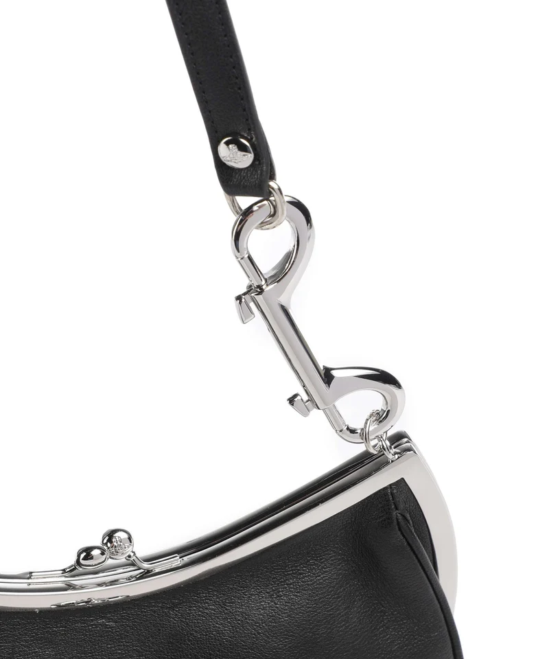 Vivienne Westwood Charm Frame Supple Bolso de hombro black