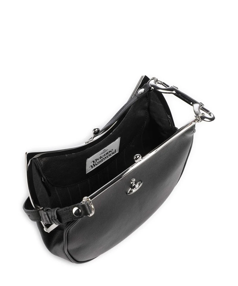 Vivienne Westwood Charm Frame Supple Bolso de hombro black