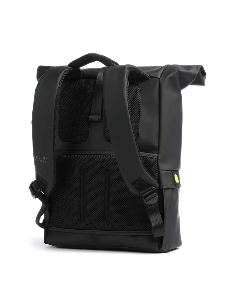 Delsey Paris Turenne Soft Mochila roll-top schwarz