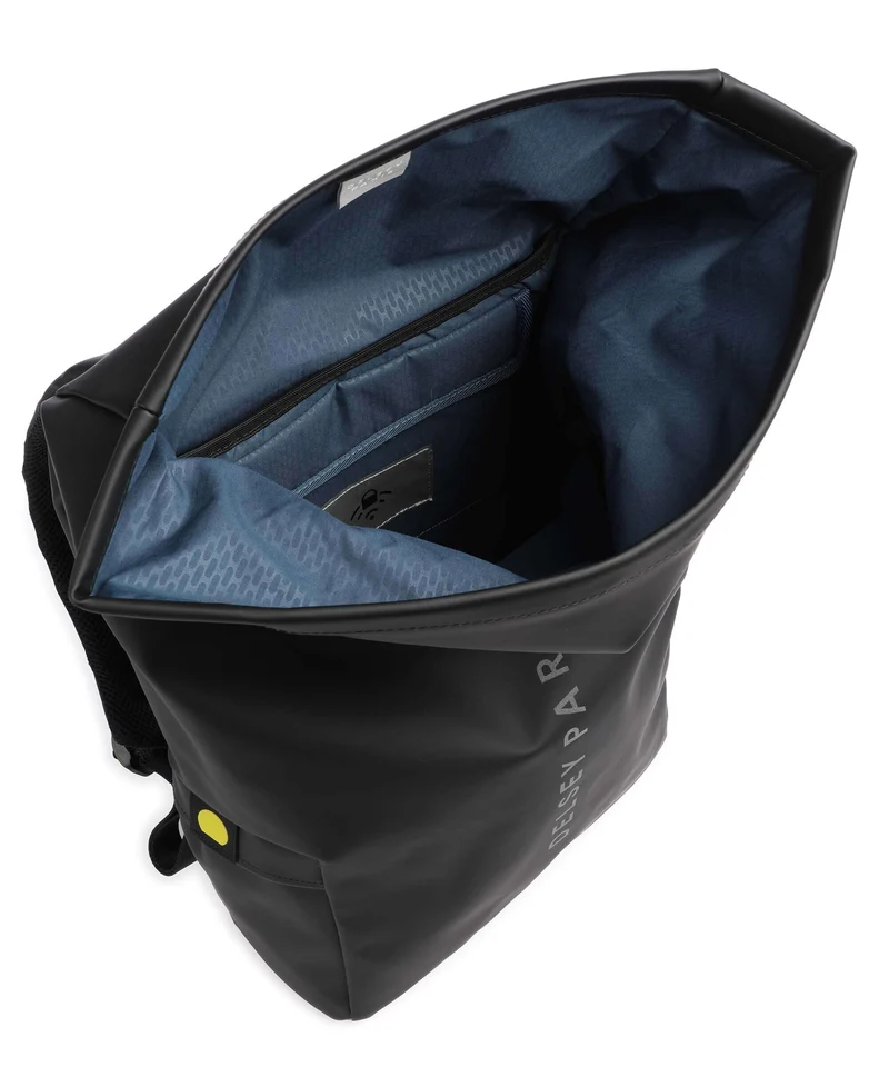 Delsey Paris Turenne Soft Mochila roll-top schwarz