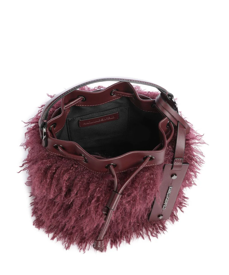 Karl Lagerfeld K/Weave Bucket bolso de mano windsor/burgundy