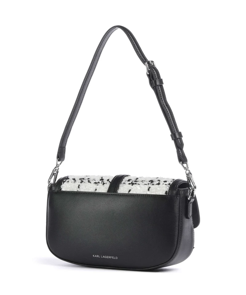 Karl Lagerfeld K/Autograph Boucle Bolso de hombro black/white