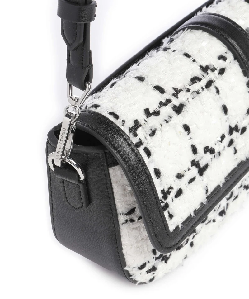 Karl Lagerfeld K/Autograph Boucle Bolso de hombro black/white