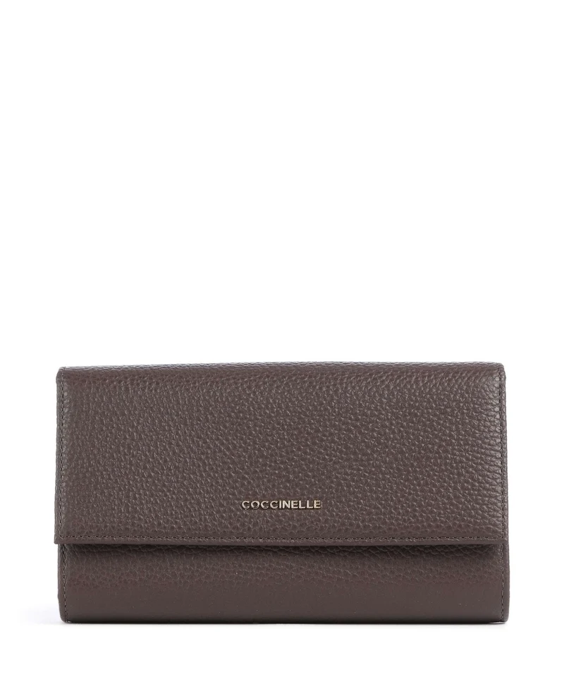 Coccinelle Metallic Soft Monedero brunette