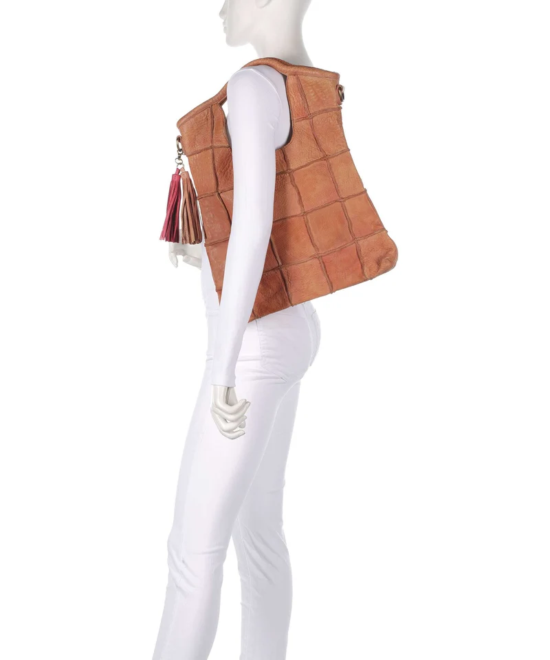 Taschendieb Wien Malvengasse 1 Bolsa shopping camel