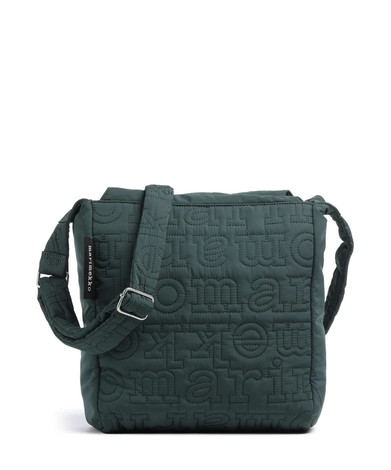 Marimekko Joy Logo M Bandolera dark green
