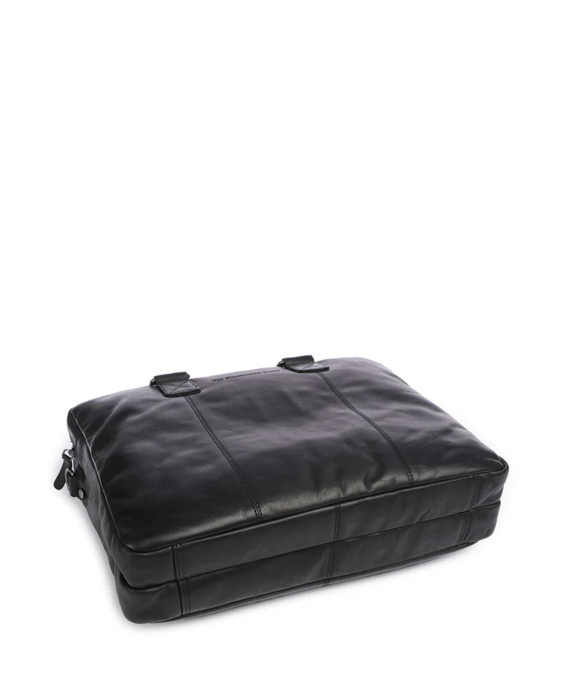 The Chesterfield Brand Wax Pull Up Cow Fabian Maletín black