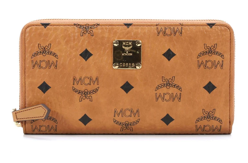 MCM Monedero cognac