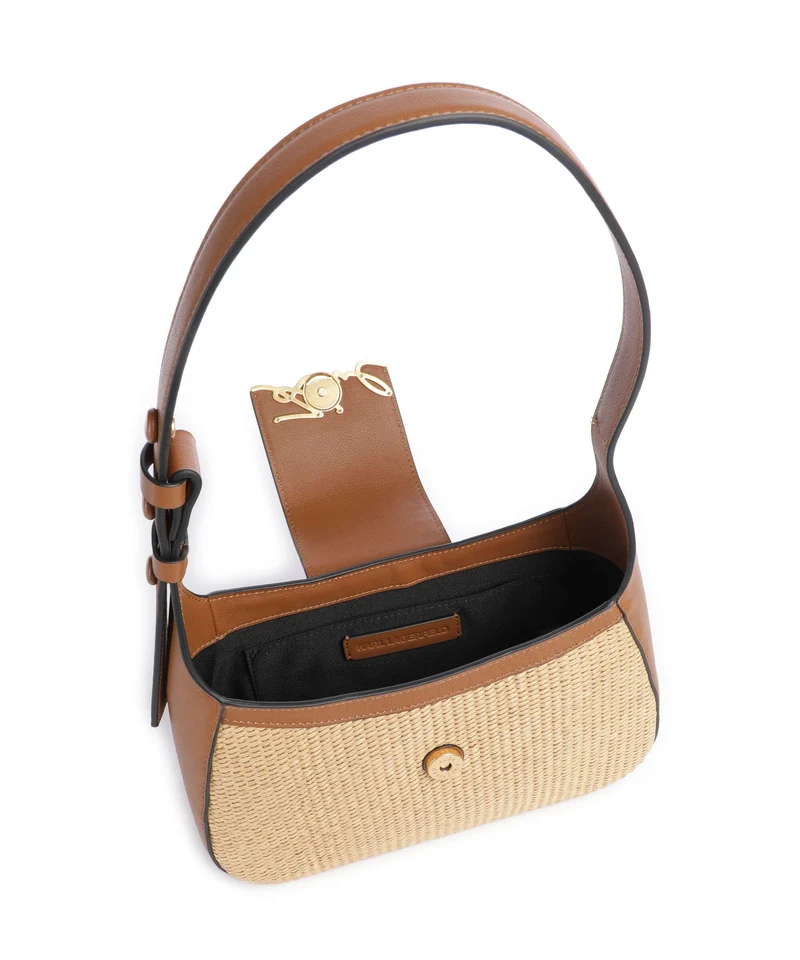 Karl Lagerfeld K/Signature Bolso de hombro natural/tan