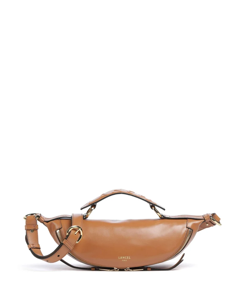 Lancel Origami S Bandolera camel