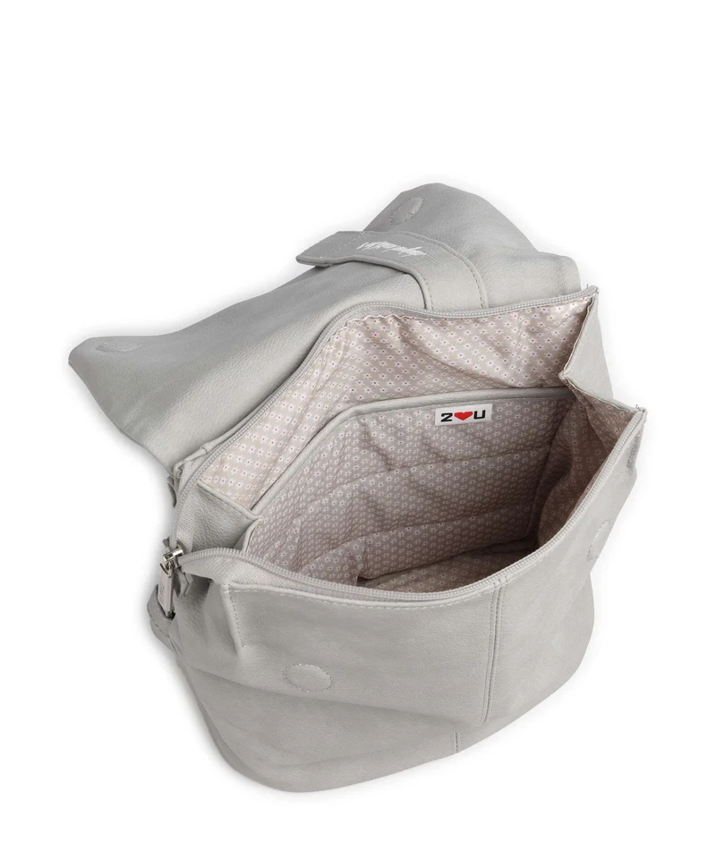 Zwei Mademoiselle.M MR8 Mochila nubuk ice