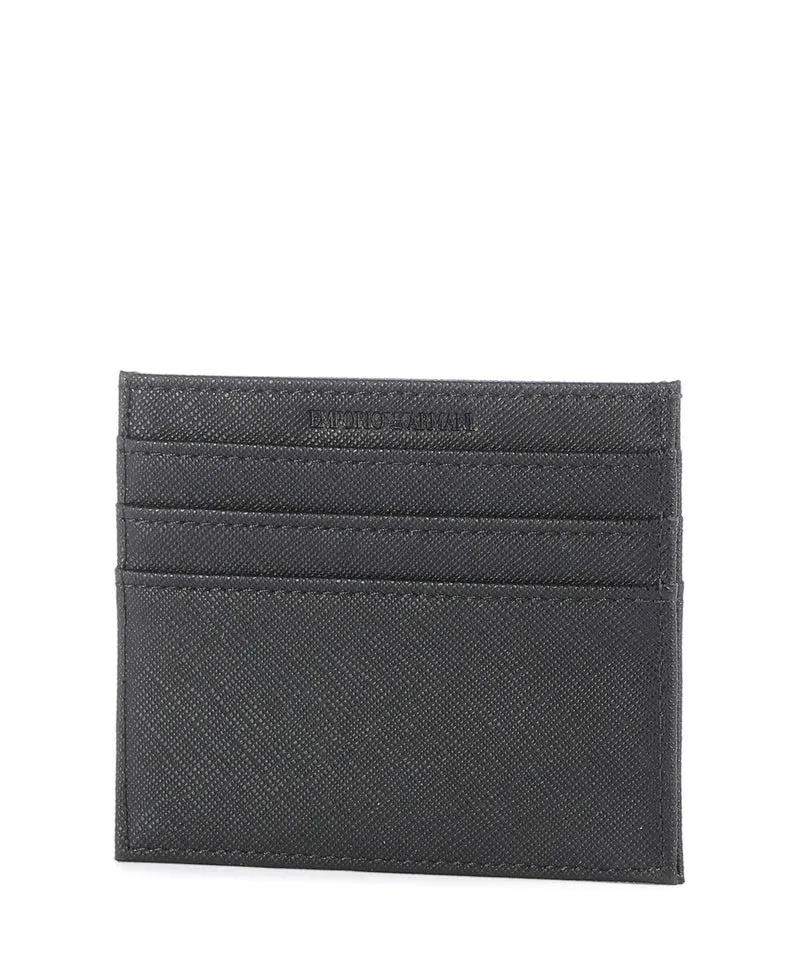 Emporio Armani Business Regenerated Tarjetero black