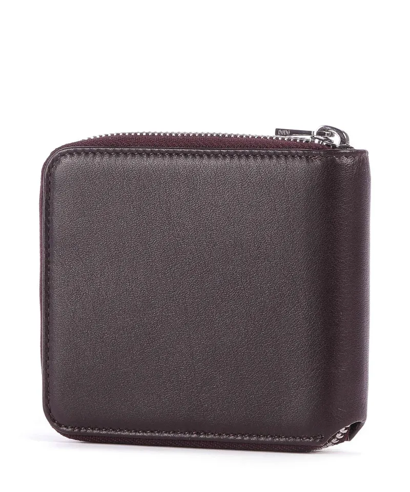 DuDu Bags Faro Monedero dark burgundy