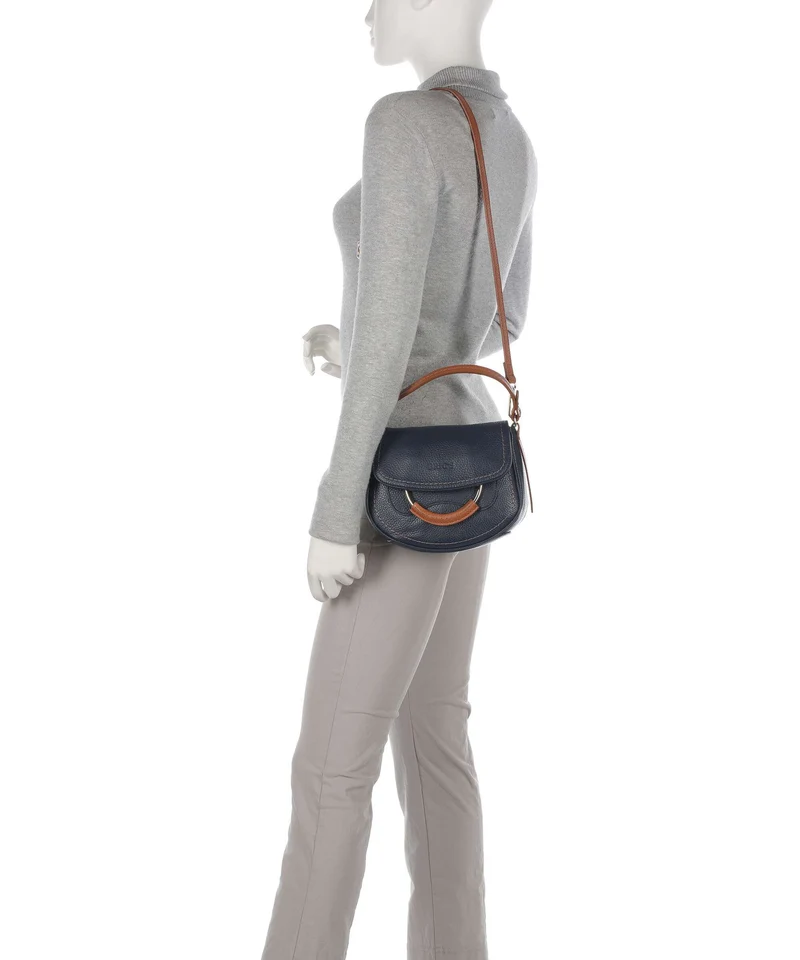 Brics Gondola Stella mini Bolso de hombro night blue/caramel