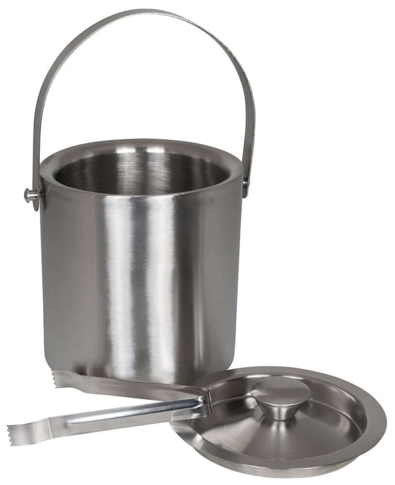 Eiswürfel-Eimer mit Zange, VE-8