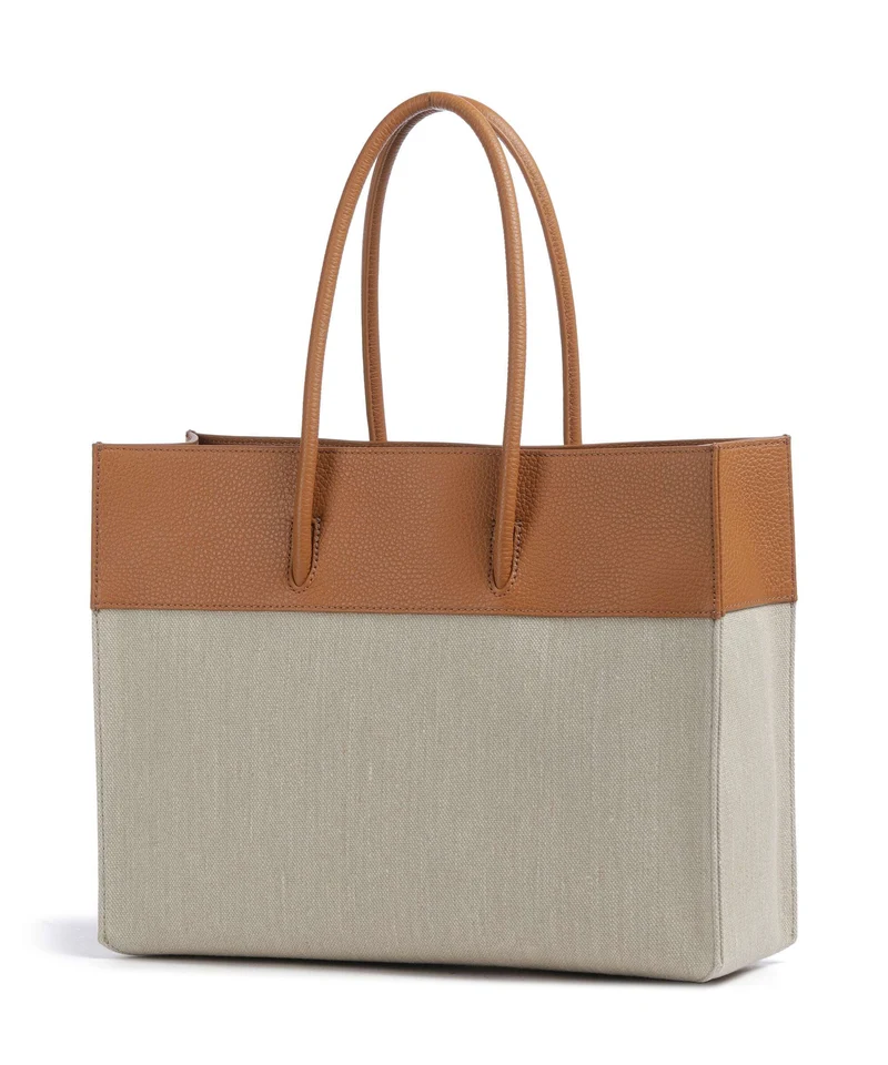 Coccinelle Myrtha Bolsa shopping natural/cuir