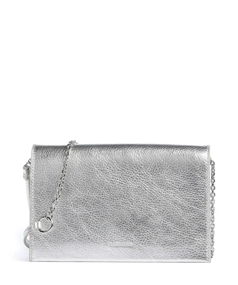 Coccinelle Dandy Bandolera silver