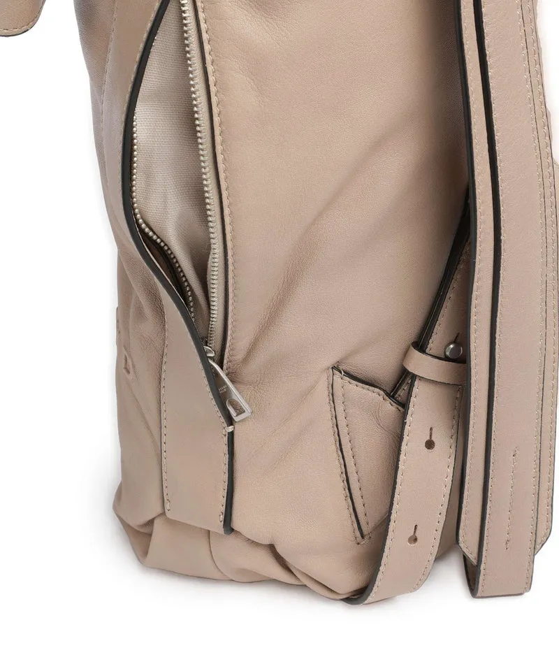 Liebeskind Elvira Sheep Natural L Mochila roll-top stone
