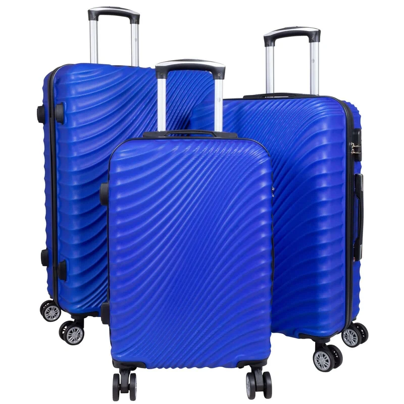ABS Kofferset 3tlg 'Padua' blau