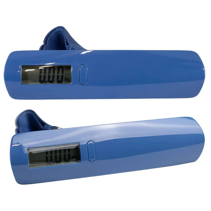 Digitale Kofferwaage 50kg, Farbe blau, VE-72(12)