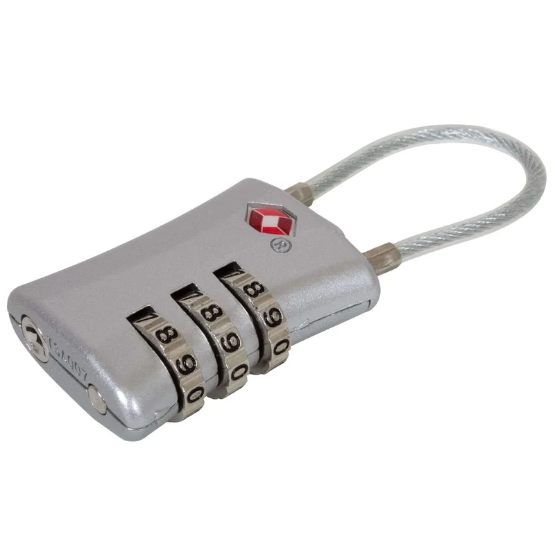 TSA Zahlenschloss, Farbe silber, VE-120(12)