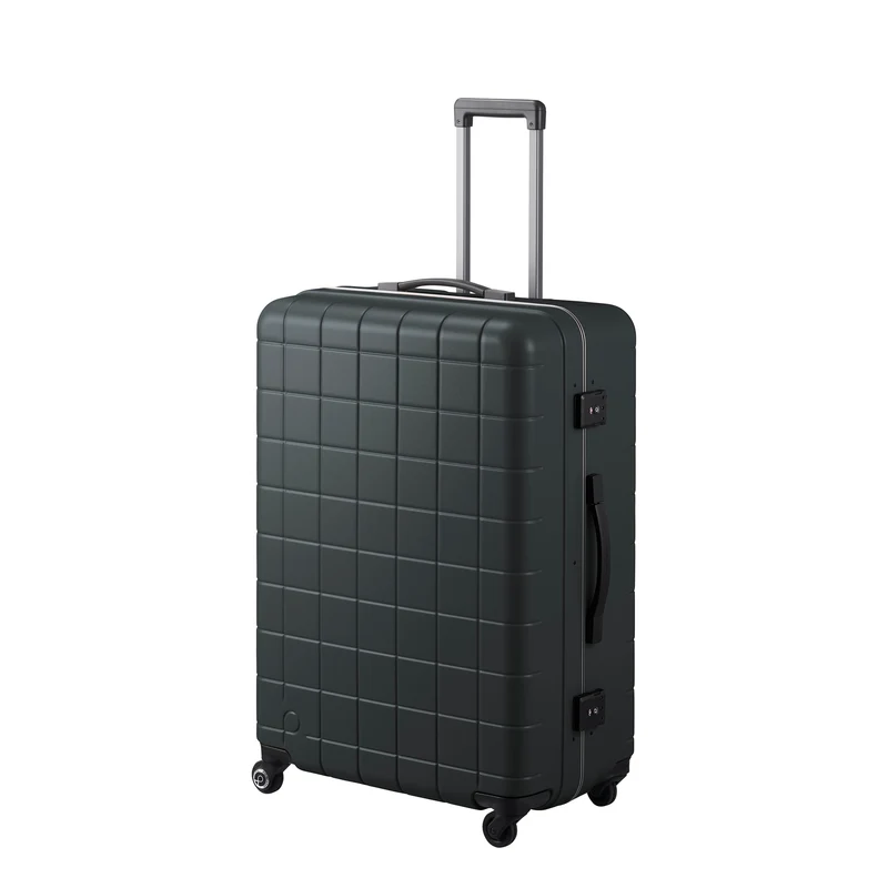 PROTECA Checker Frame Large Checked Luggage 98L Made in Japan