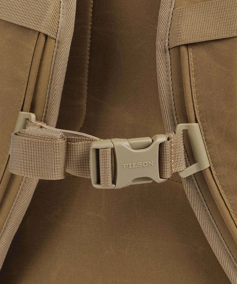 Filson Cordura Nylon Surveyor Mochila dark tan/flame
