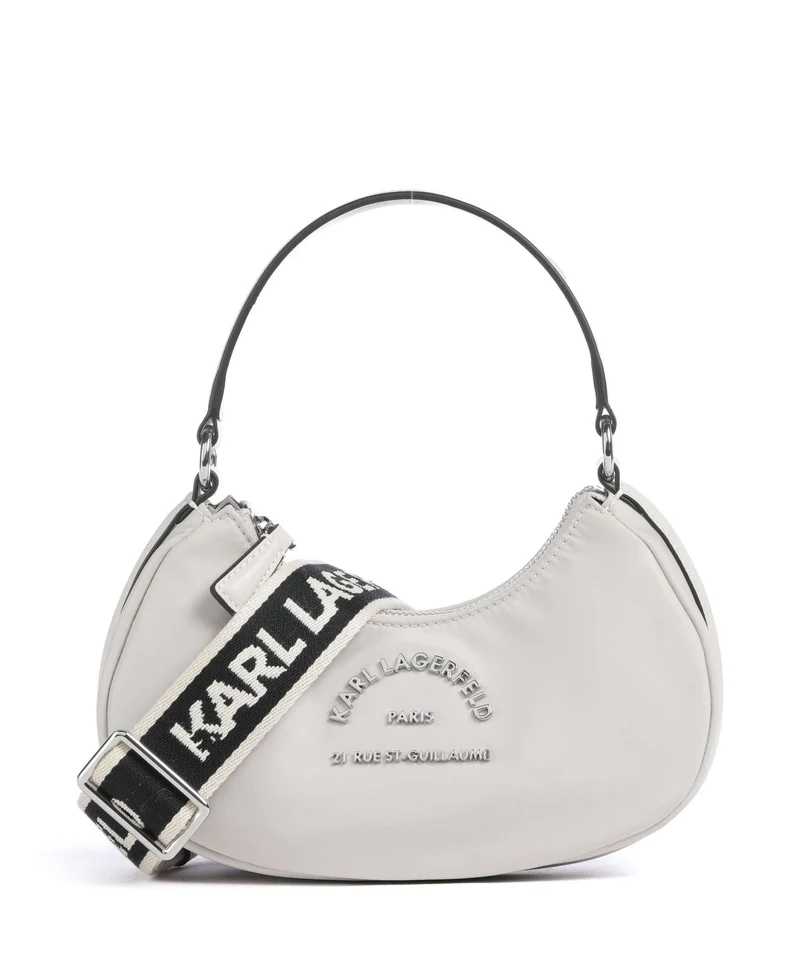 Karl Lagerfeld K/Rue St Guillaume Bolso de hombro cement