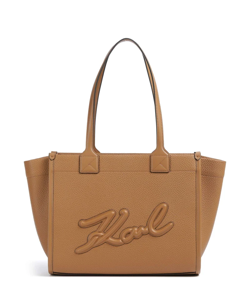 Karl Lagerfeld K/Skuare Medium Bolsa shopping caramel