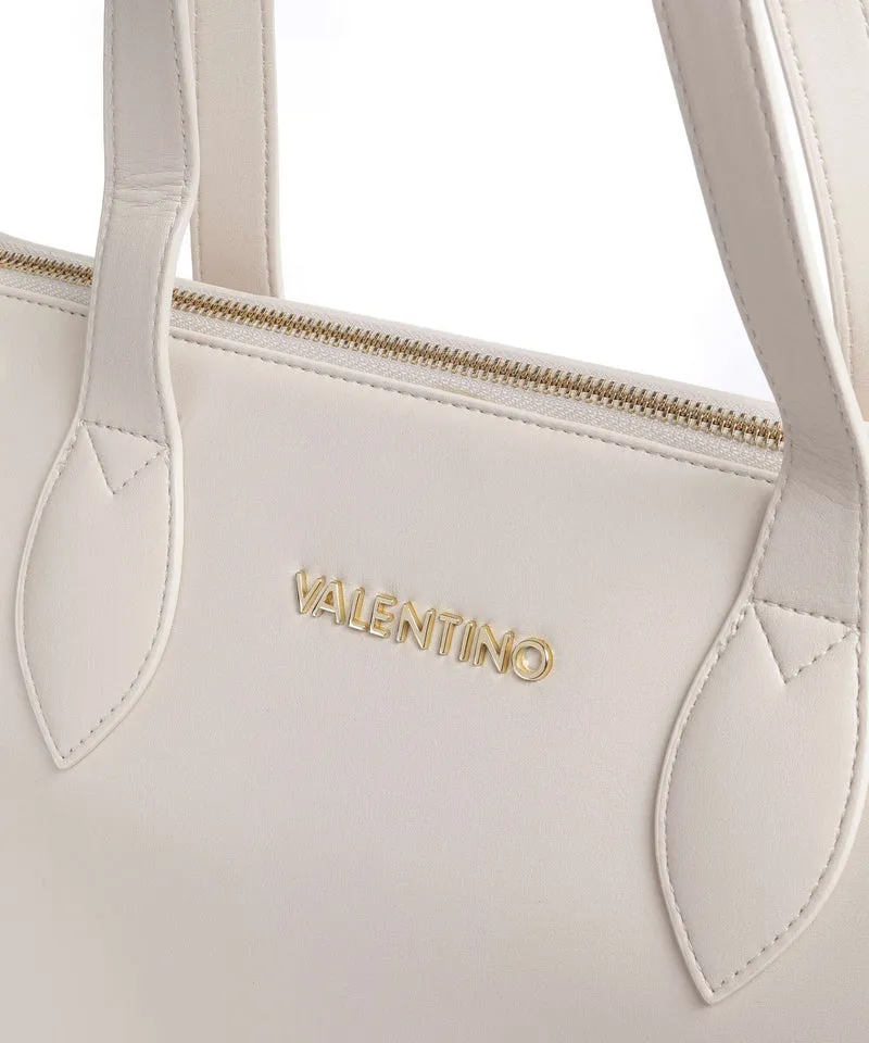 Valentino Bags Sunshine Re Bolsa shopping ecru