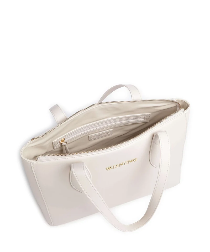 Valentino Bags Sunshine Re Bolsa shopping ecru