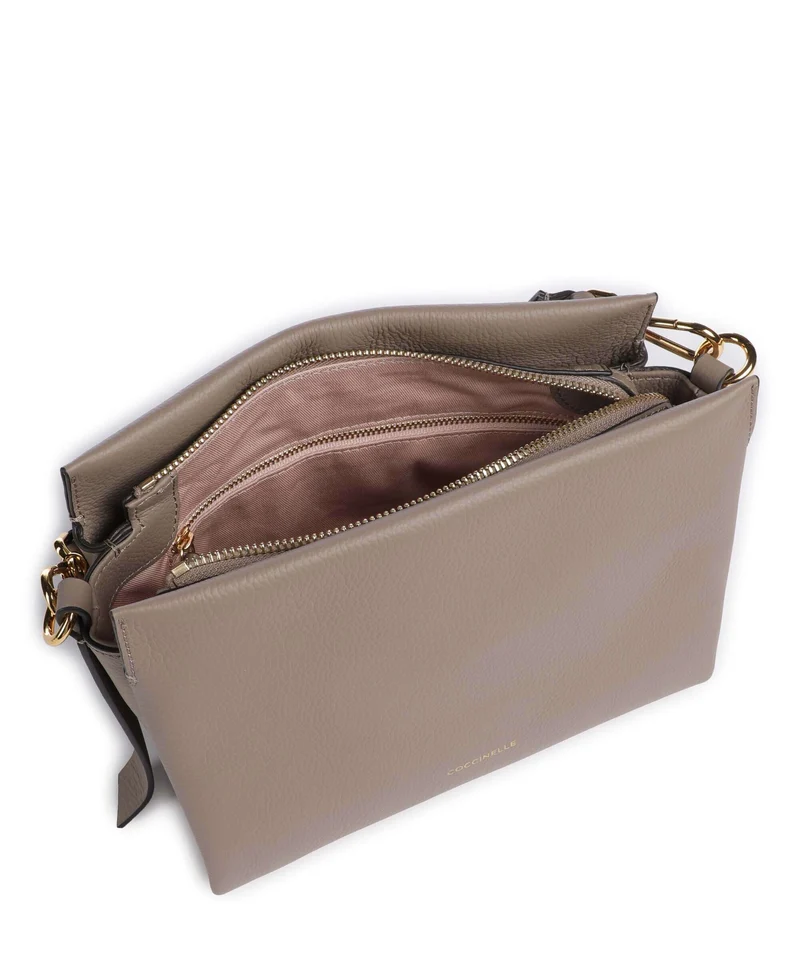 Coccinelle Boheme Grana Double Bolso de mano warm taupe/rosette