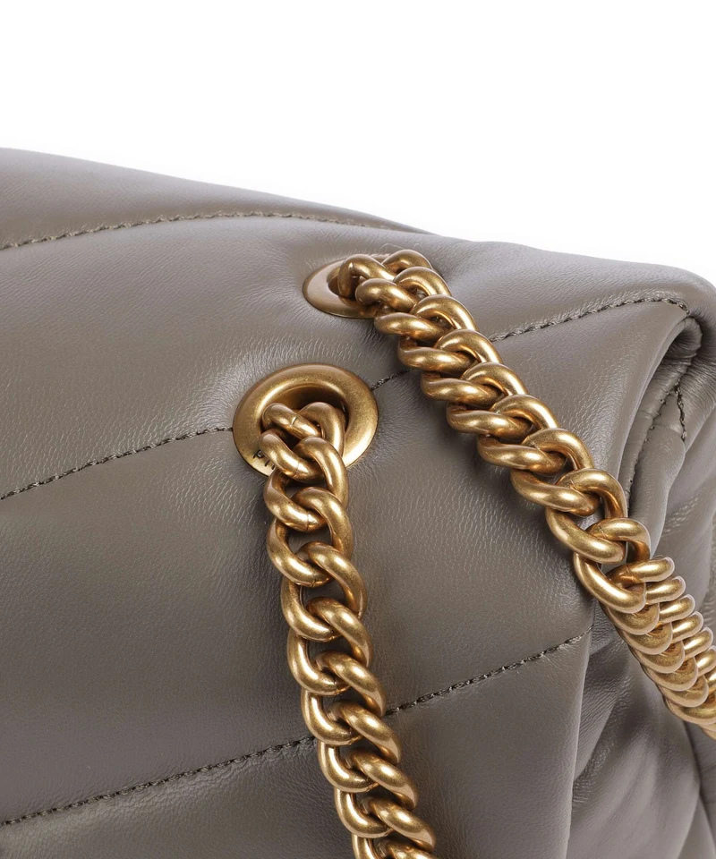 Pinko Love Puff Classic Bolso de hombro grigio asfalto/antique gold