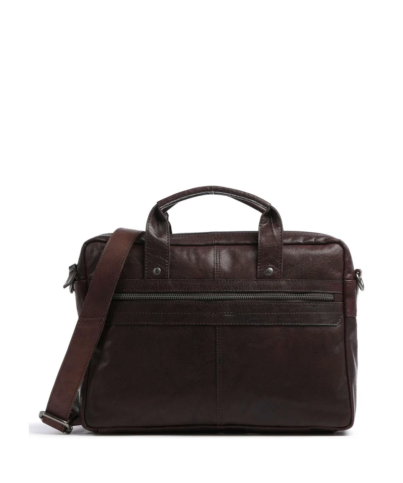 Spikes & Sparrow Bronco Maletín dark brown
