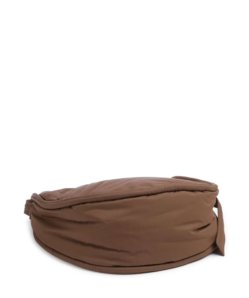 Sandqvist Curve L Bolso de hobo dark taupe