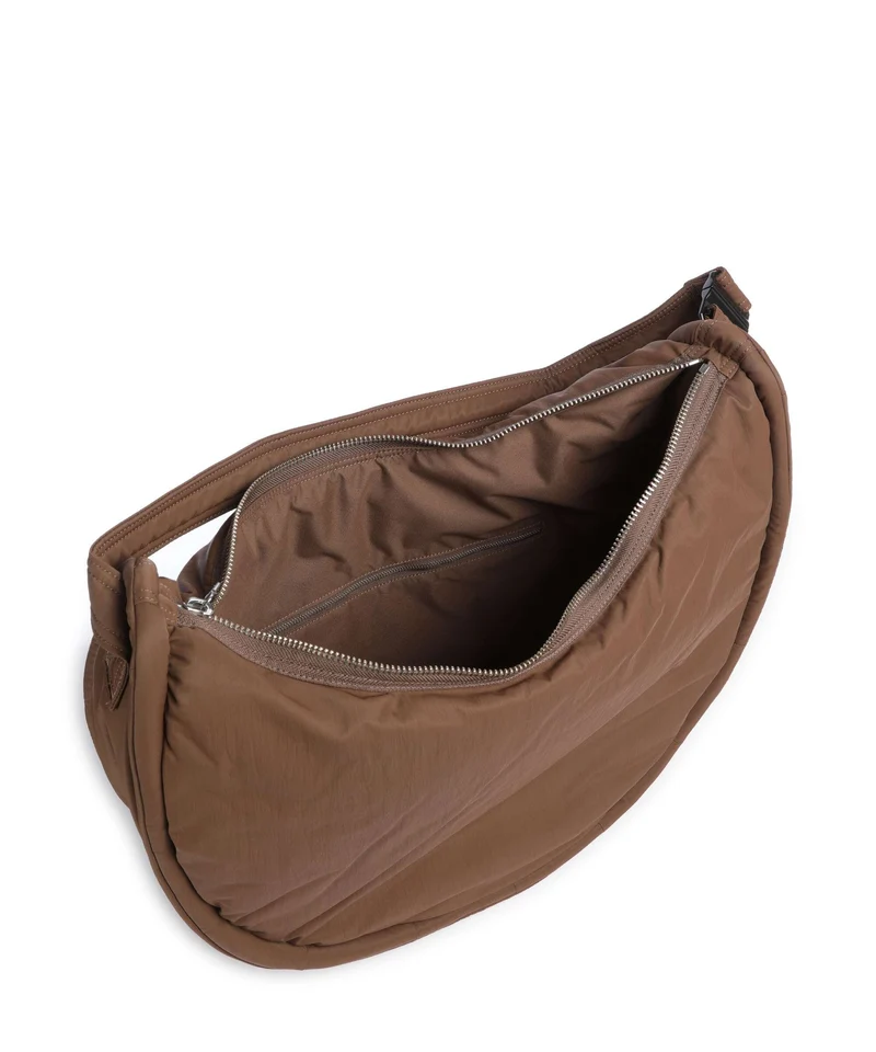 Sandqvist Curve L Bolso de hobo dark taupe