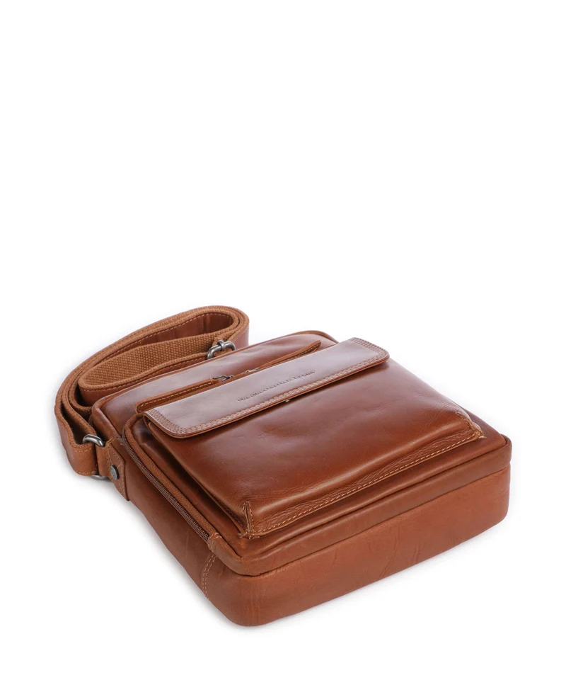 The Chesterfield Brand Wax Pull Up Cow Montira Bandolera cognac