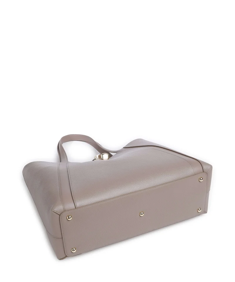 Furla Goccia L Bolsa shopping stucco gray/mauve