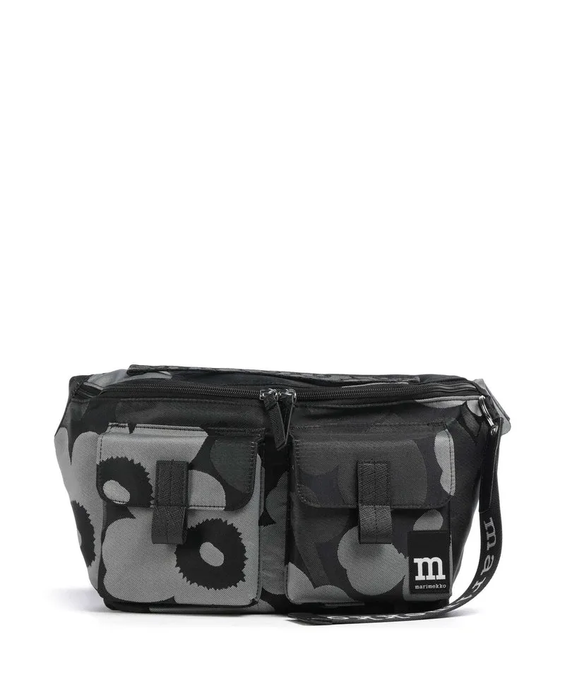Marimekko Unikko M Bandolera grey/dark grey/black