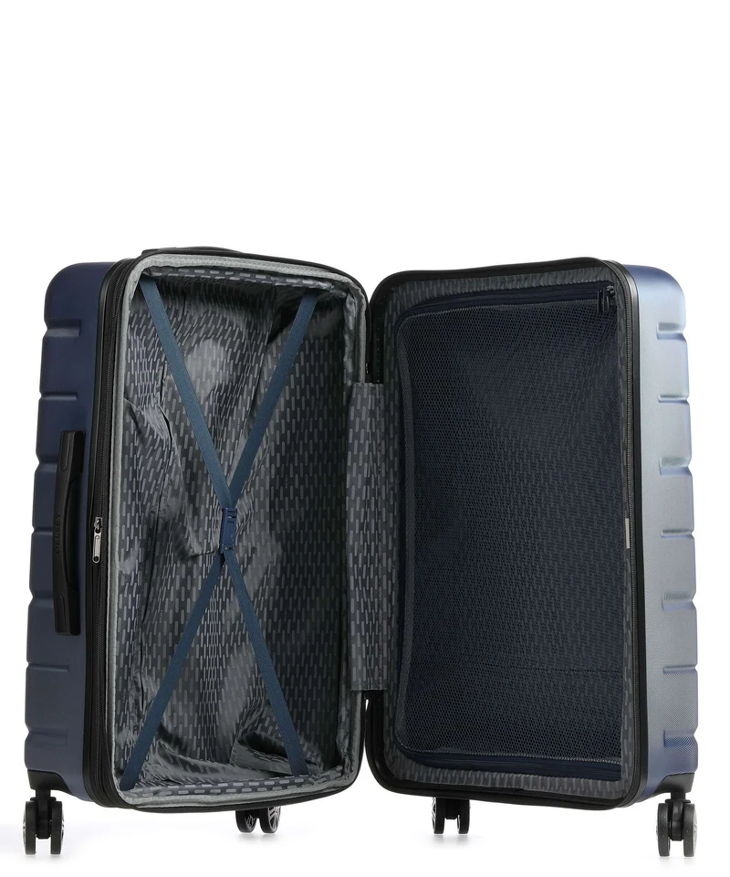 Delsey Paris Air Armour Maleta con 4 ruedas nachtblau