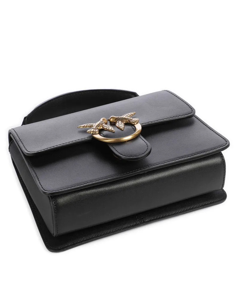 Pinko Love One Mini Bolso de mano nero/antique gold