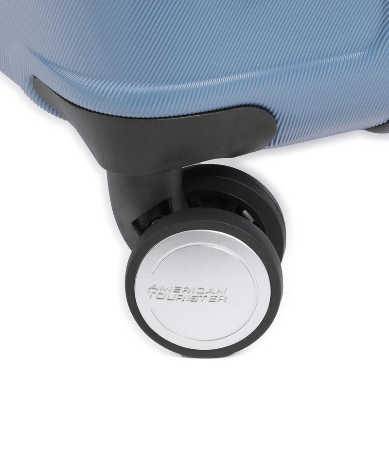American Tourister Flashline Maleta con 4 ruedas coronet blue