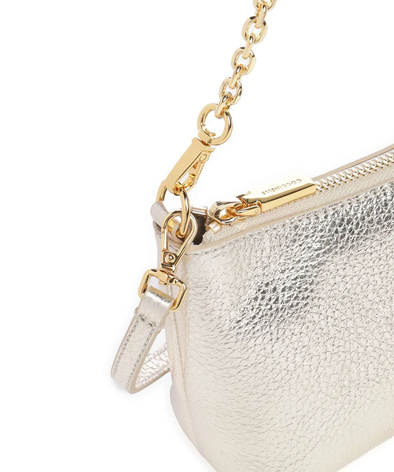 Coccinelle Aura Bolso de hombro pale gold