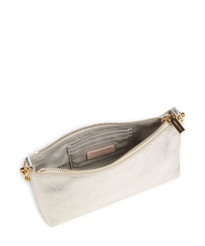 Coccinelle Aura Bolso de hombro pale gold