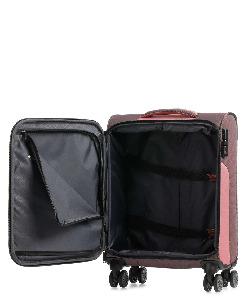 Travelite Viia Maleta con 4 ruedas frühlingsrose