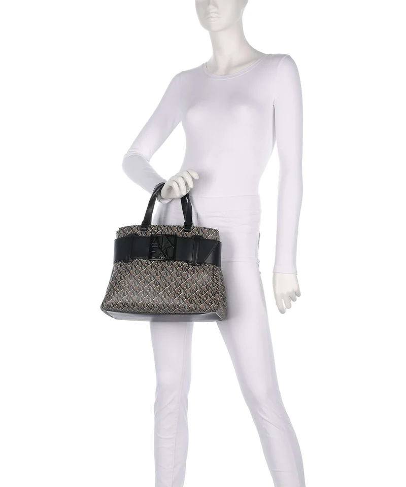 Armani Exchange Susy Soft Bolso de mano brown bass/black
