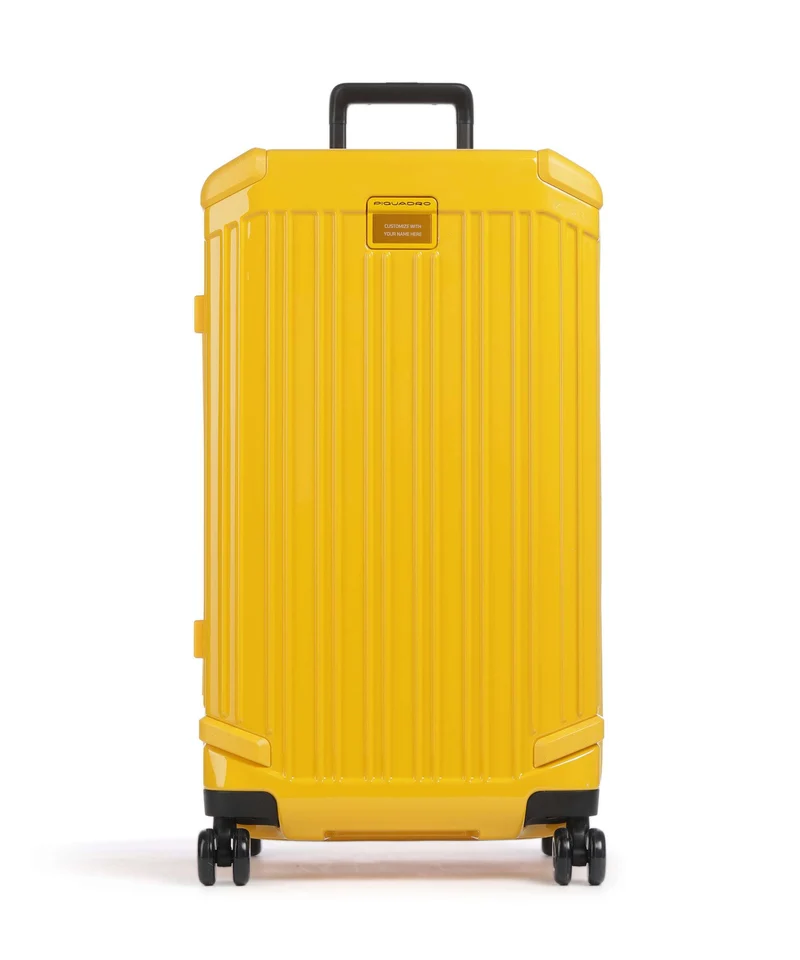 Piquadro POP Maleta con 4 ruedas yellow