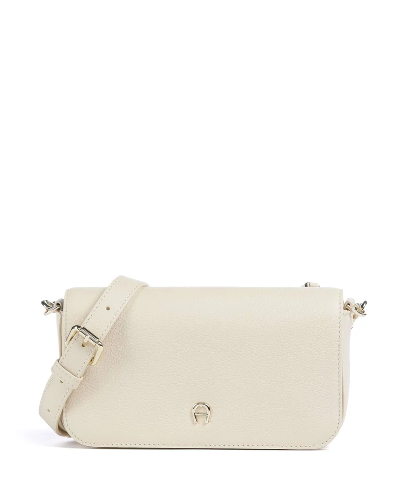 Aigner Zita S Bandolera macadamia white