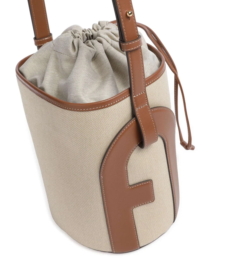Furla Lido S Bucket bolso de mano toni cognac